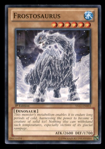 Yugioh frostosaurus - yugioh,