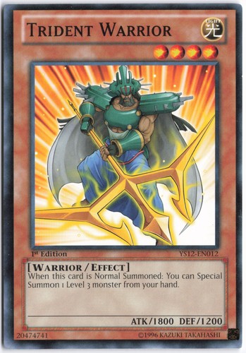 Yugioh guerriero tridente - -,